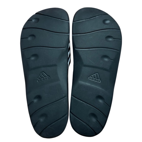 NEW, Adidas, Women’s Adilette Aqua Slides, Black & White, Size 9 ☀️ - Picture 6 of 8